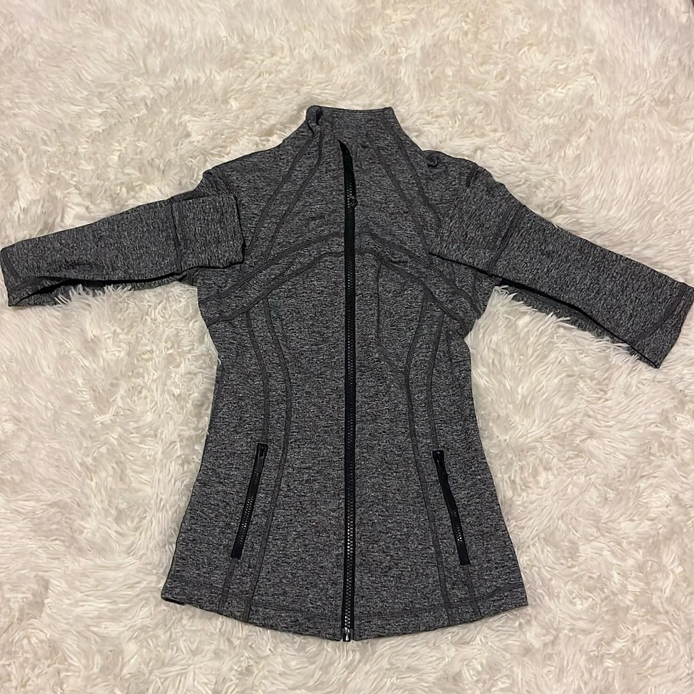 Define Jacket *Luon by lululemon athletica in heathered black